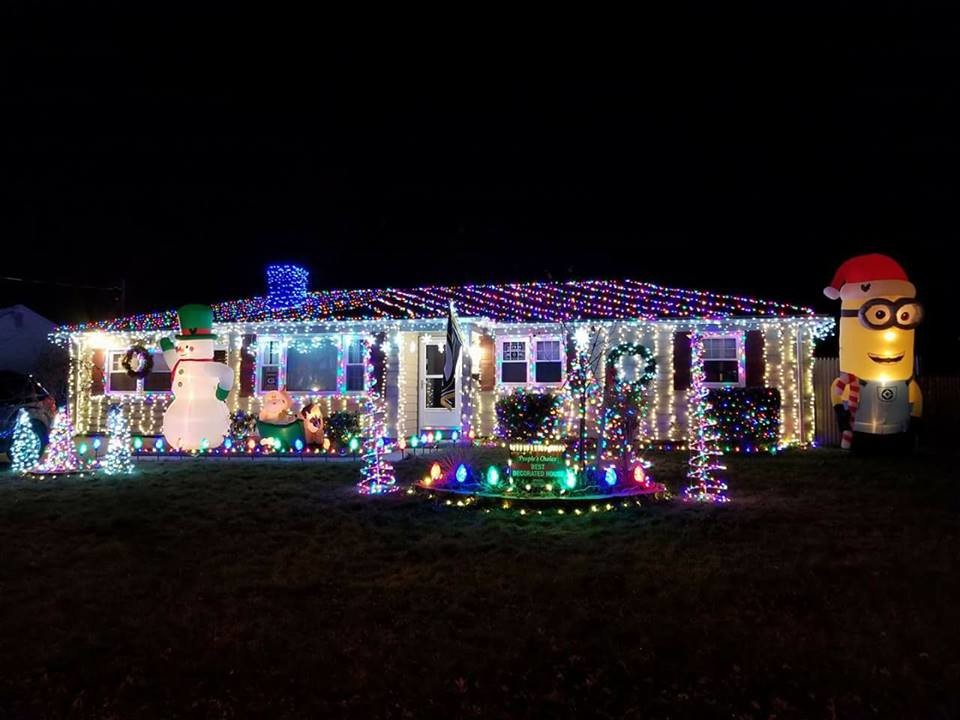 Last year's People's Choice Award winners, the Kinne family on Duncan Road, have gone all out and decorated their home again this year to defend their title.