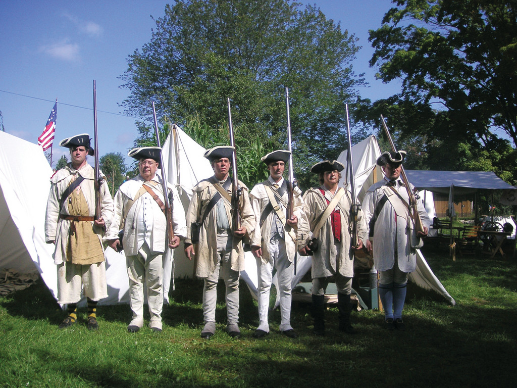 MUSTERTED IN: Members of the Revolutionary militia will be mustering on the grounds of the Smith-Appleby House on Sept. 24. Games, pie-baking and food will be featured.
