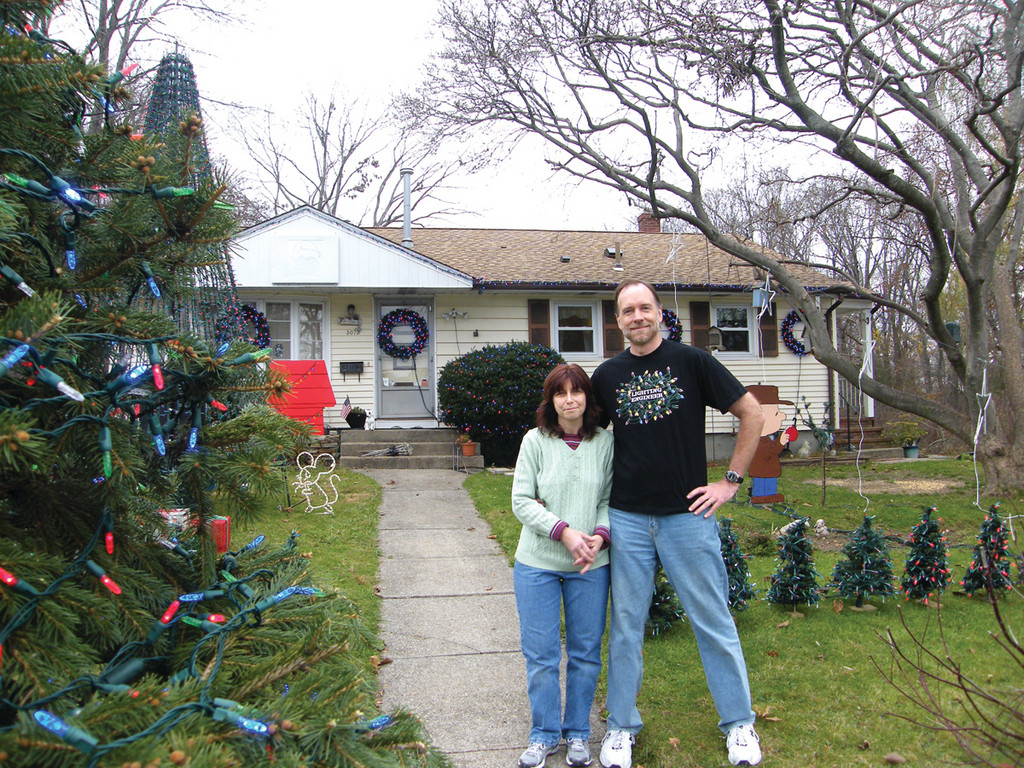 ROWLAND DISPLAY: Howard and Debbie Rowland are proud to bring holiday cheer to the community through their display.