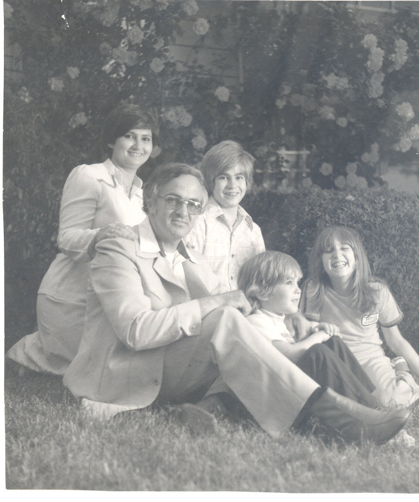CAMPAIGN PHOTO:  A photo of the Gemma family during the early days of his campaigning. (Warwick Beacon files)